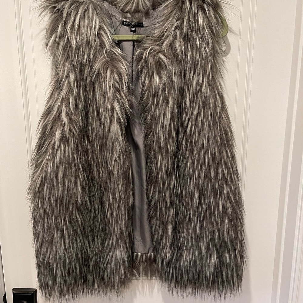 Fun faux fur vest